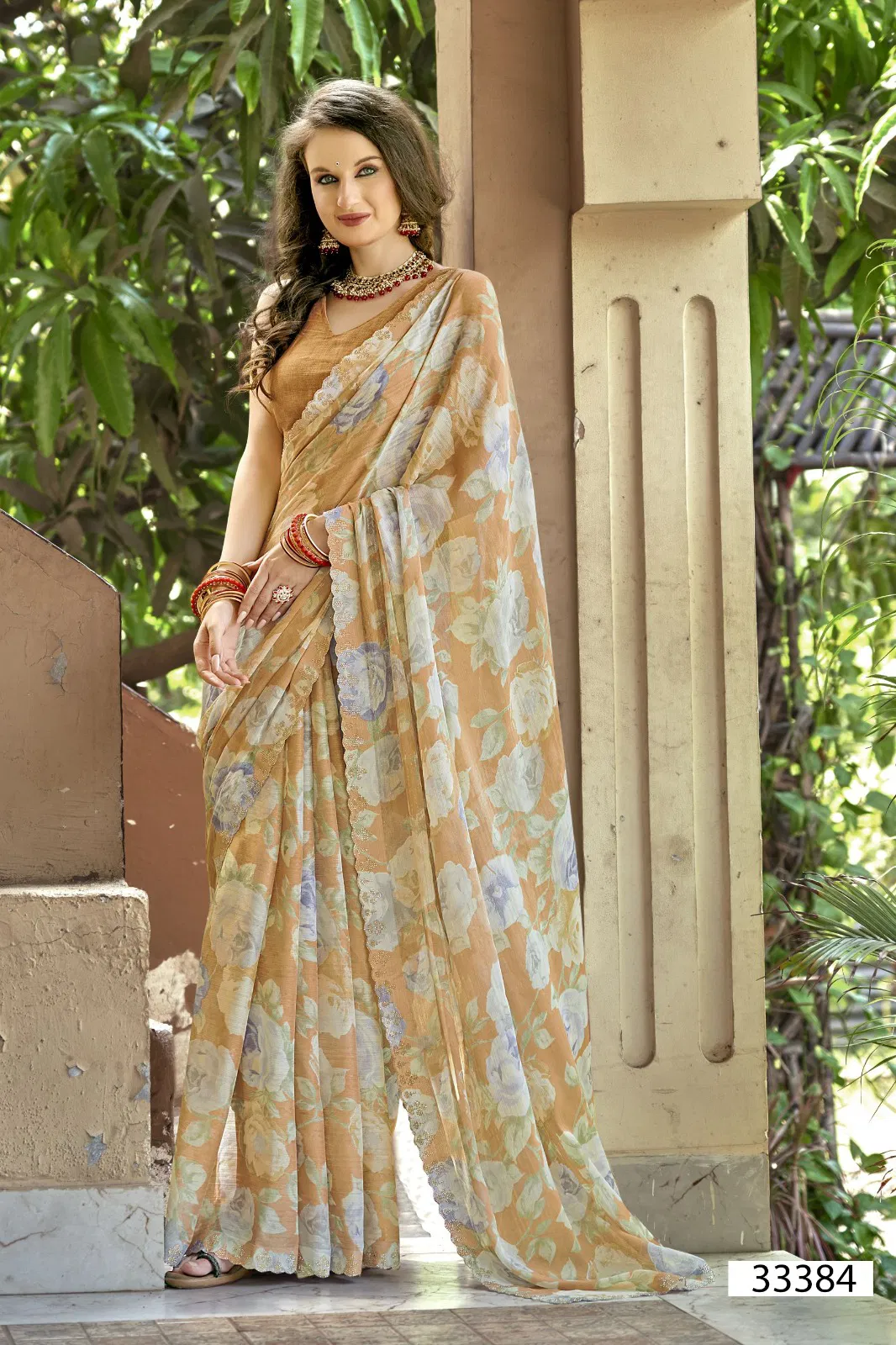 Simona Vol 9 By Vallabhi Chiffon Printed Daily Wear Saree Wholesalers In Delhi